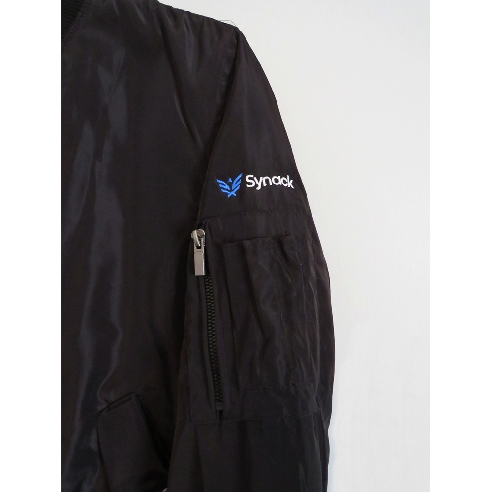 Fossa Apparel 1518 Wingover Bomber / Flight Jacket Sz Medium Marine Squadrom 163 - Picture 14 of 15